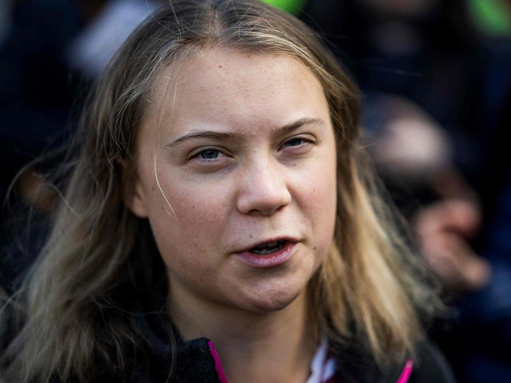 Swedish climate activist Greta Thunberg is featured in Live to Lead, and is praised by the Duke of Sussex. Picture: AFP