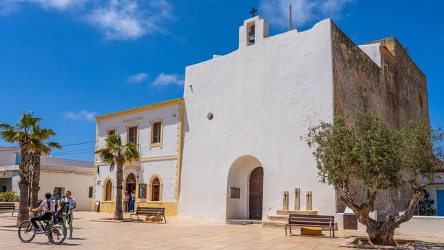 The 1720s-built Church of Sant Francesc on the Balearic Island of Formentera. Photo: Instagram