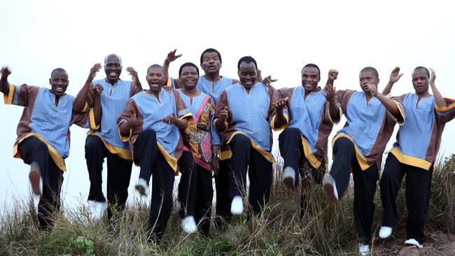 Ladysmith Black Mambazo, South African choir. Picture: Shane Doyle