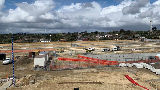 The rooftop has a view out across Burwood.