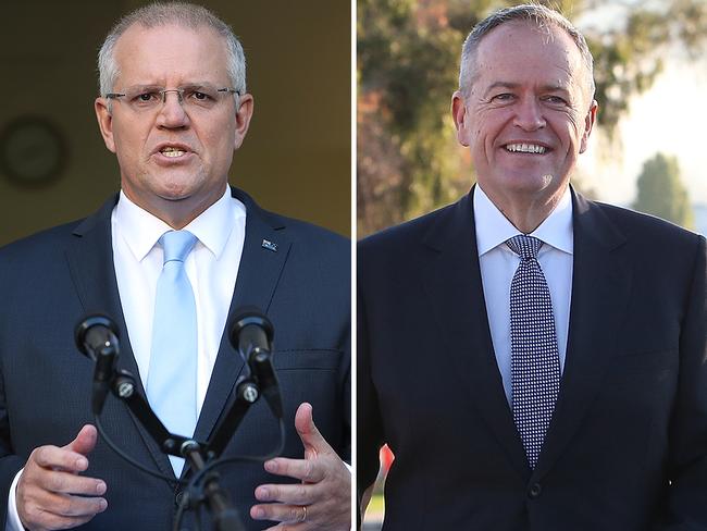 Scott Morrison and Bill Shorten.