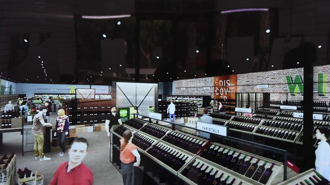 A concept design of Darwin’s Dan Murphy superstore. Image: Endeavour Drinks.