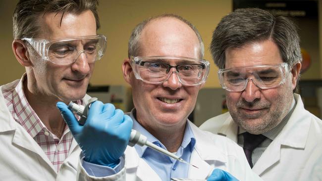 Monash researchers have developed a world-first portable gadget could help save patients from bleeding to death in instances of major trauma. Picture: Eugene Hyland