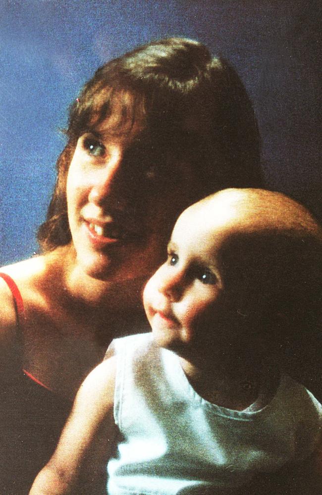 Jacinta Bush with her child Lydia.