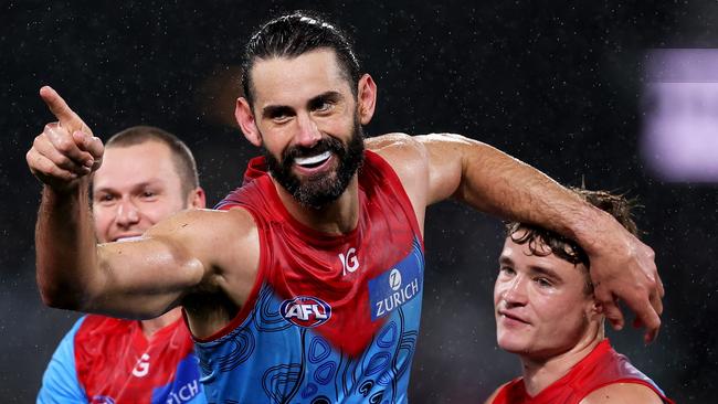 The Dees are adamant that they are keeping Brodie Grundy. (Photo by James Elsby/AFL Photos via Getty Images)