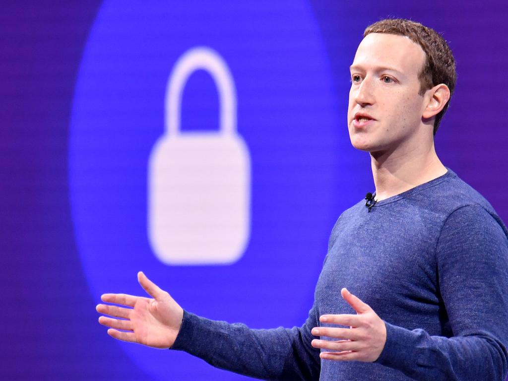 Mark Zuckerberg has held talks with the government after barring Australians from accessing or sharing news content. Picture: Josh Edelson/AFP