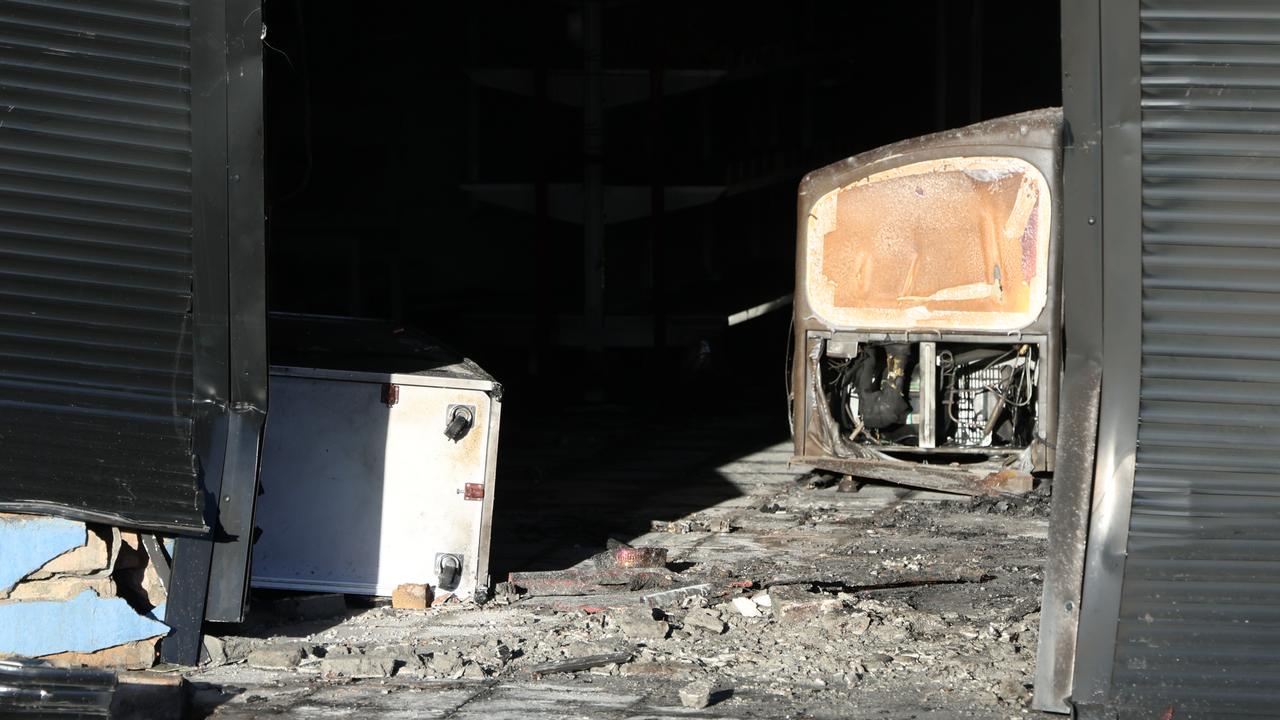 A tobacco store on Melrose Dr in Tullamarine has been firebombed for the second time in just over a week. Picture: NewsWire/ David Crosling