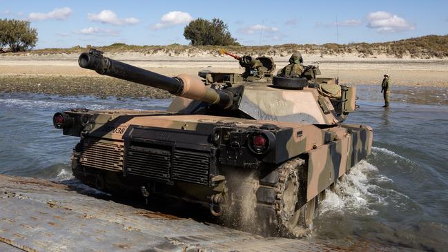 An Australian Army M1A1 Abrams tank. Picture: ADF