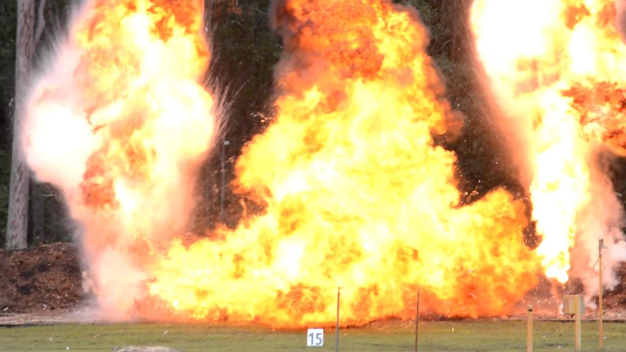 ‘Half a gram … can take fingers off’: Power of explosives in display