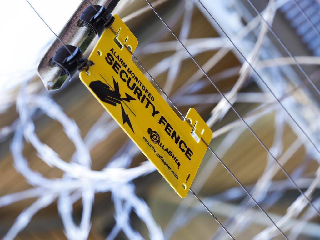 Security at the newly refurbished High Risk Management Correctional Centre Area 2 is opened at Goulburn Jail, Goulburn, NSW. Picture: Sean Davey