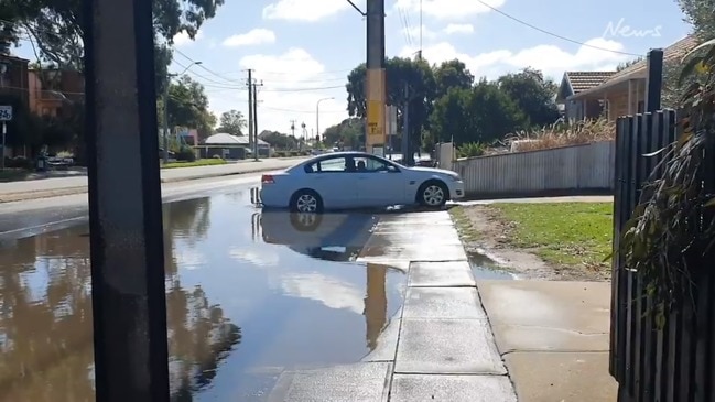 Flooding on Marion Rd, Brooklyn Park