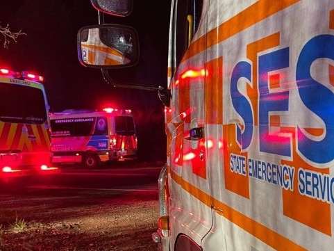 Mildura SES truck at incident. Picture: Instagram