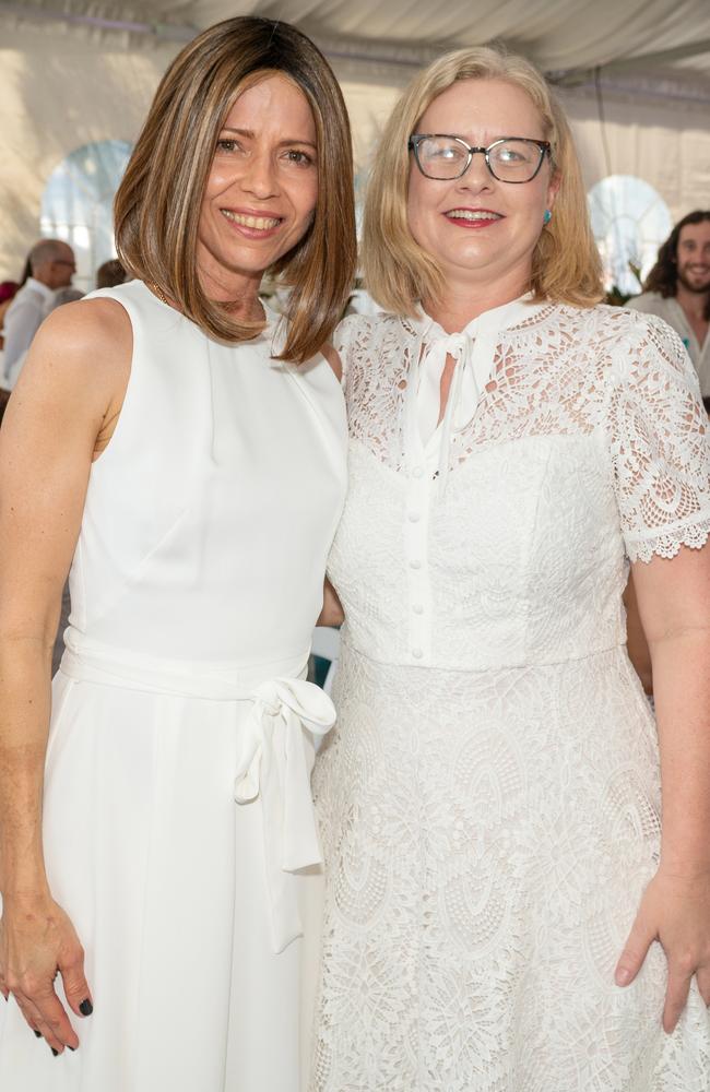 Robyn Birkett and Frances Easton at Touch of Teal Soiree for Trudy Crowley Foundation, Mantra at the Harbour Friday 8 September 2023 Picture:Michaela Harlow