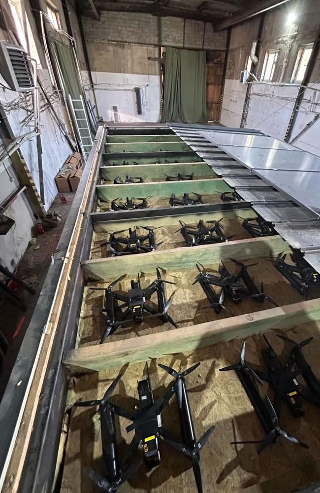 Ukrainian military drones, amid the Russian invasion of Ukraine. Picture: AFP.