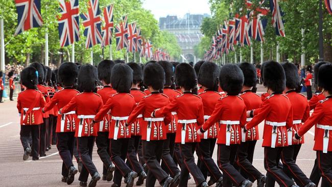 The changing of the guard at Buckingham Palace is one of the city’s most popular spectacl