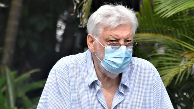 Ric Blum arrives at Byron Bay Local Court in the inquest of Marion Barter. Picture: Tessa Flemming