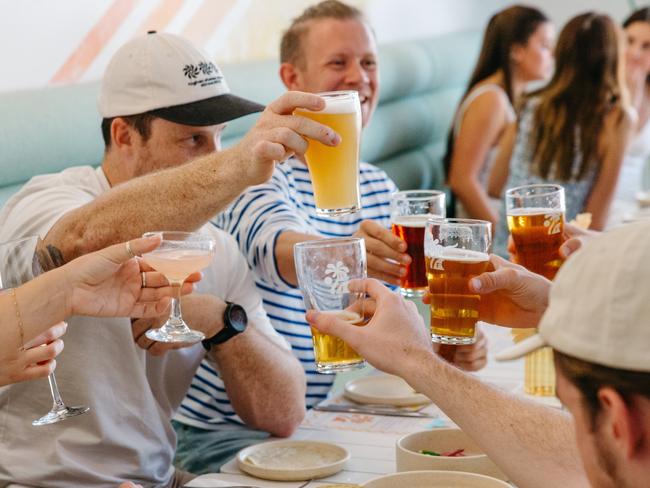 Cheers! Seven brewery and distillery venues, including Freshwater Brewing Co, above, taking part in the inaugural ‘BrookieFest- – a three-day event starting on Friday, February 9, 2024, to celebrate the social, arts and drinking precinct at Brookvale. Picture: Supplied