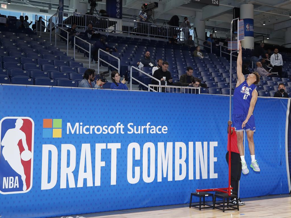 Dyson Daniels impressed at the Draft Combine. Picture: Jeff Haynes/NBAE via Getty Images