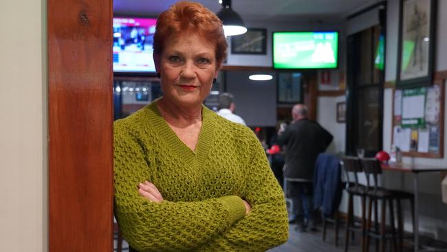 Pauline Hanson’s One Nation Party could influence the results in several Queensland electorates. Picture: Sean Bell