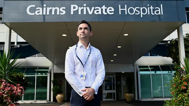 Cairns Private Hospital CEO Ben Tooth. Picture: Isaac McCarthy.