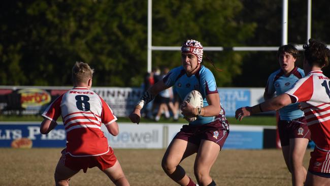 Renouf Shield action: Keebra Park v Palm Beach Currumbin.