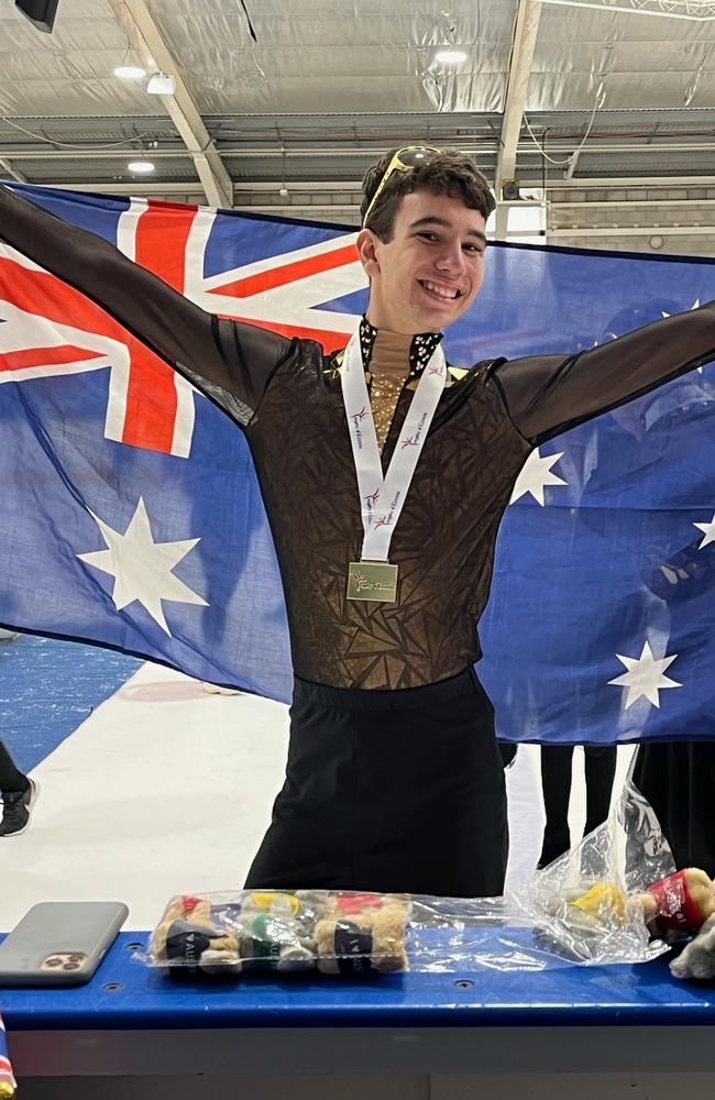 Northpine Christian College student Max was a gold medal winner.