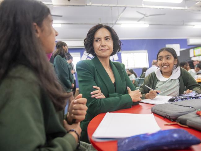 Prue Car, NSW Deputy Premier and Minister for Education and Early Learning visits Girraween Public School.Photo Jeremy Piper