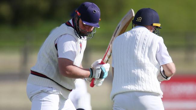 Portalington batsman Paul McGrath is bowled. It didn’t happen much in his career. Picture: Mark Wilson