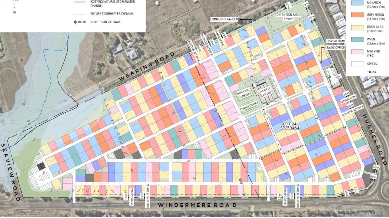 The Stockwell Development Group wants to open a new 403 home Solana Lifestyle Resort at Bargara on a 17ha wedge of land squeezed between Windermere Rd, Hughes Rd, Wearing rd, and Seaview Rd.