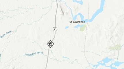 Emergency crews have been called to a single vehicle rollover at St Lawrence.