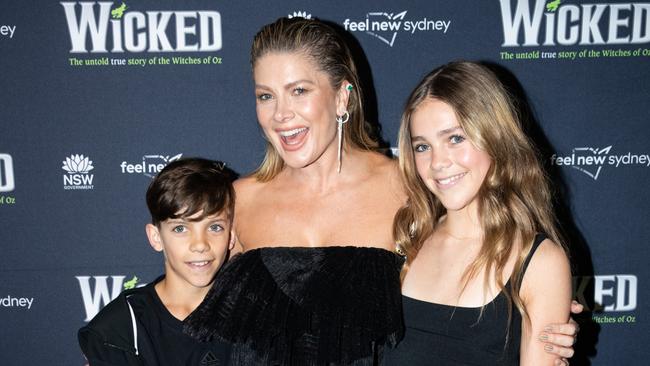 Nat Bassingthwaighte, with son Hendrix and daughter Harper, says TV needs positive, family-friendly shows.