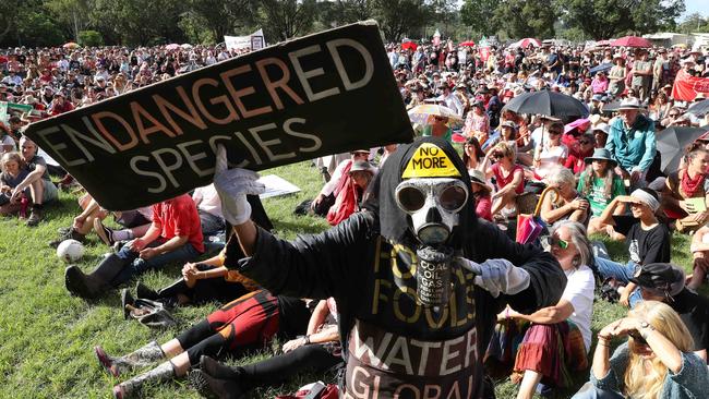 Stop Adani rally, Mullumbimby. Picture: Liam Kidston.