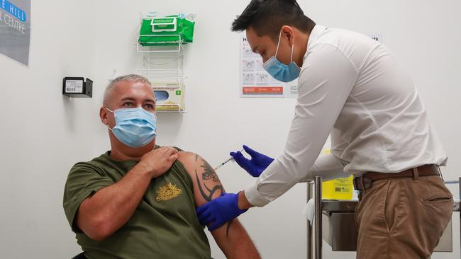 Australian Defence Force quarantine worker Corporal Boyd Chatillon: “It’s just that extra level of protection that I can use to give me that redundancy that when I go home to my family they’re safe as well. Anything that we can do to save ourselves and our families is always a good thing”