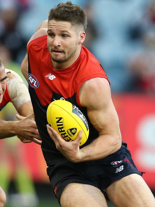 Jesse Hogan was traded by Melbourne to Fremantle. Picture: Michael Klein