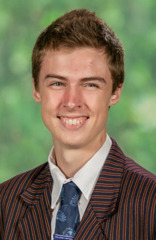 Daniel Ryan, Emmaus College school captain. Picture: Contributed