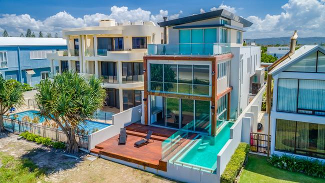 Fitness First founder Tony de Leede is asking for more than $6m for the four-bedroom home at Mermaid Beach.