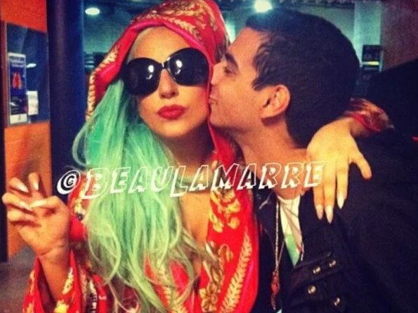 Beau Lamarre with Lady GaGa.