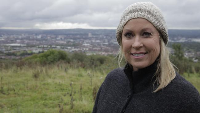 Lisa Curry at Carlingford, County Louth, Ireland, as part of Who Do You Think You Are? for SBS TV. Photo: Warner Bros.