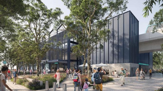 The future look of Luddenham Station. Picture: Sydney Metro