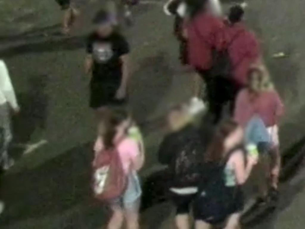 Police believe some people in the CCTV footage may have had a direct line of sight to the incident. Picture: NSW Police