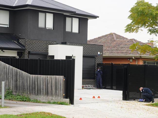 Up to 17 shots were fired outside Abdulrahim’s home. Picture: Luis Enrique Ascui