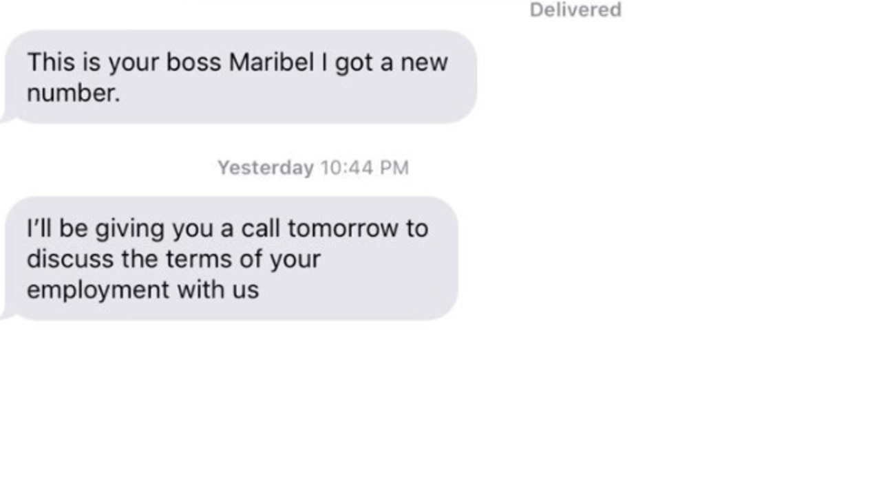 Boss Rage Texts at Employee Who Quit Job via Email