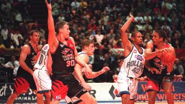 1996: The Perth Wildcats Vs Gold Coast Rollers just before the latter folded.