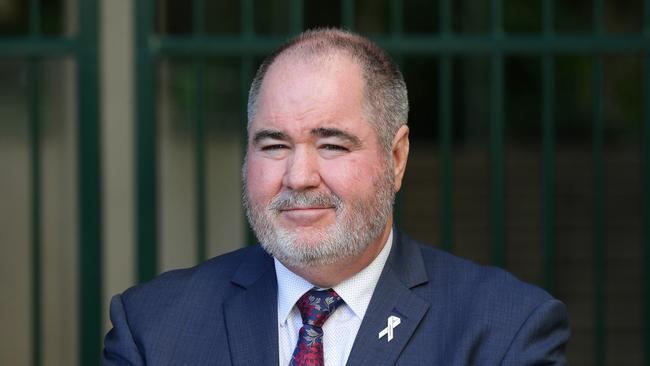 Queensland Teachers’ Union president Kevin Bates. Picture: Liam Kidston.