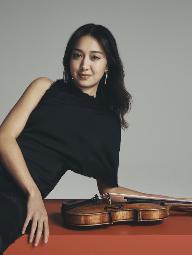 Violinist Anna da Silva Chen. Picture: Simon Lekias