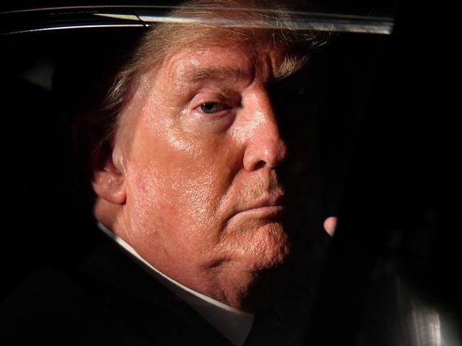 LONDON, ENGLAND - DECEMBER 03: US President Donald Trump leaves number 10 Downing Street after a reception on December 3, 2019 in London, England. France and the UK signed the Treaty of Dunkirk in 1947 in the aftermath of WW2 cementing a mutual alliance in the event of an attack by Germany or the Soviet Union. The Benelux countries joined the Treaty and in April 1949 expanded further to include North America and Canada followed by Portugal, Italy, Norway, Denmark and Iceland. This new military alliance became the North Atlantic Treaty Organisation (NATO). The organisation grew with Greece and Turkey becoming members and a re-armed West Germany was permitted in 1955. This encouraged the creation of the Soviet-led Warsaw Pact delineating the two sides of the Cold War. This year marks the 70th anniversary of NATO. (Photo by Leon Neal/Getty Images)