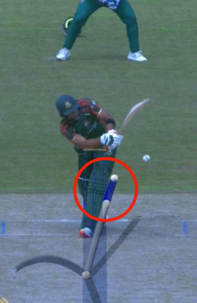 Bangladesh were hard done by due to a DRS rule. Picture: Supplied