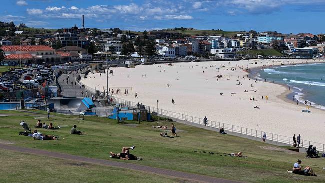 Bondi Beach has been a big drawcard for AFL celebrities. Picture: Bianca De Marchi