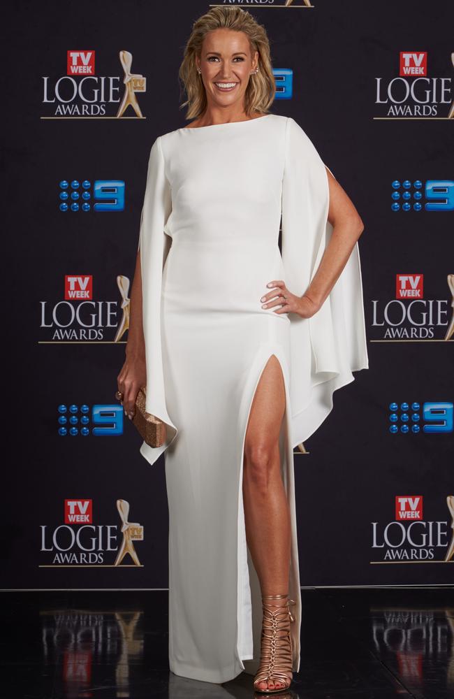 Leila McKinnon at the 2016 Logies ceremony. Picture: Gina Milicia/Channel 9