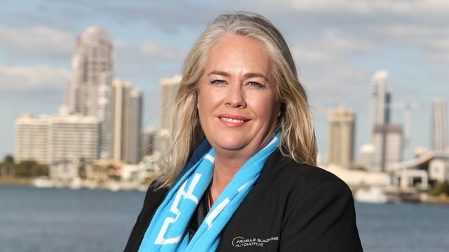 Gold Coast Titans owner Rebecca Frizelle. Picture Glenn Hampson